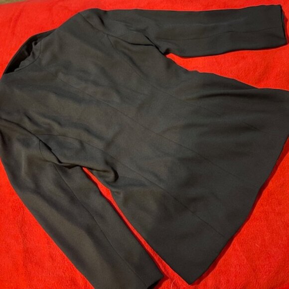 Me Visto Black Blazer Women’s Size L – Classic One Button Tailored Jacket - Picture 5 of 5